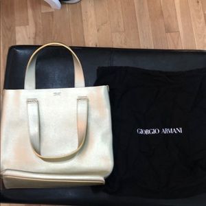 Georgio Armani tote.